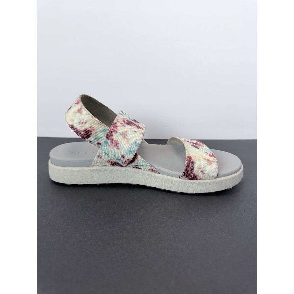 Keen Sandals Elle Strappy Tie Dye Size US 9 White Blue Purple - Picture 3 of 9